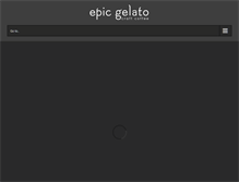 Tablet Screenshot of epicgelato.com